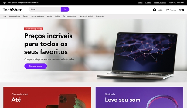 Scritp loja de eletrônicos